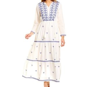 Pomegrante maxi dress